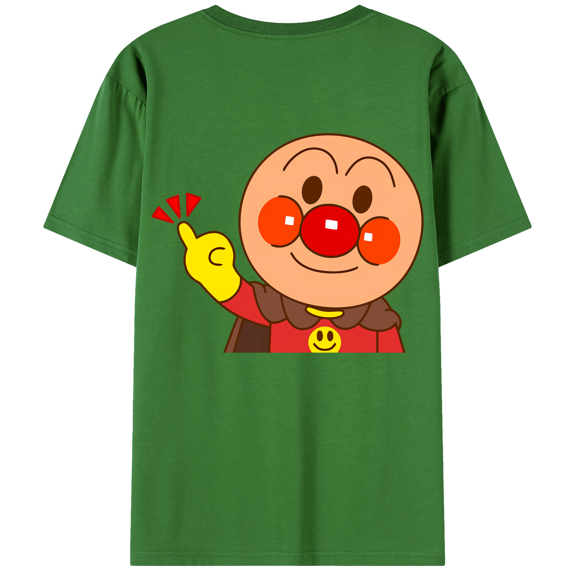 （画像用） アンパンマン Anpanman レディース半袖Tシャツ(バックプリント)